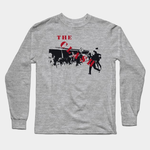 the clash of police Long Sleeve T-Shirt by daley doodles